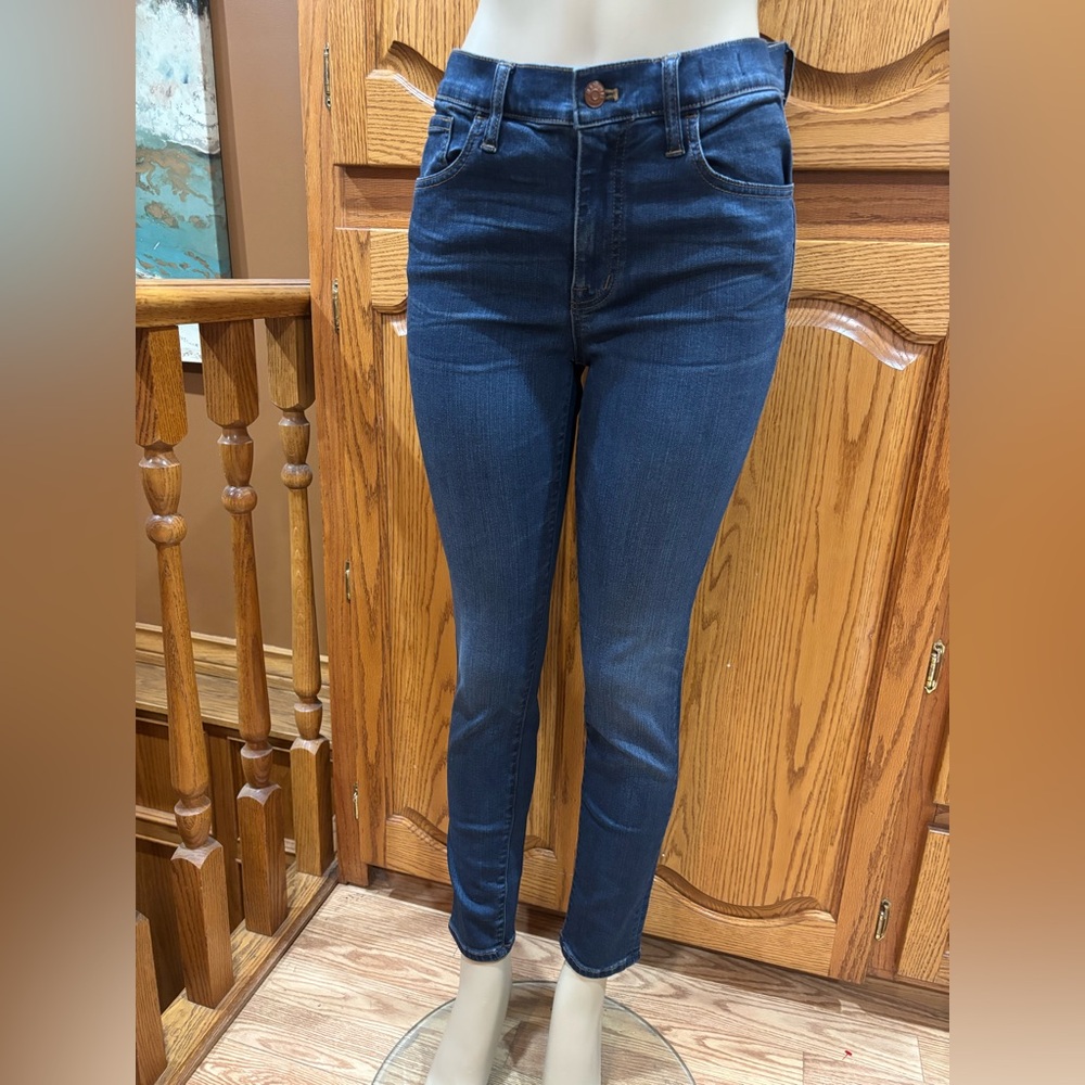 Madewell High Rise Dark Indigo Jeans